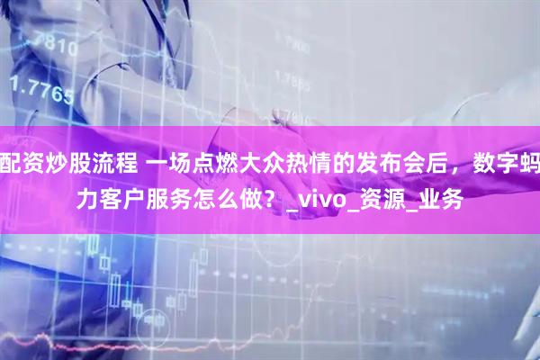 配资炒股流程 一场点燃大众热情的发布会后，数字蚂力客户服务怎么做？_vivo_资源_业务