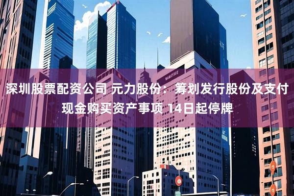深圳股票配资公司 元力股份：筹划发行股份及支付现金购买资产事项 14日起停牌