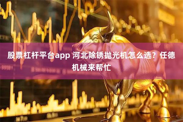 股票杠杆平台app 河北除锈抛光机怎么选？任德机械来帮忙